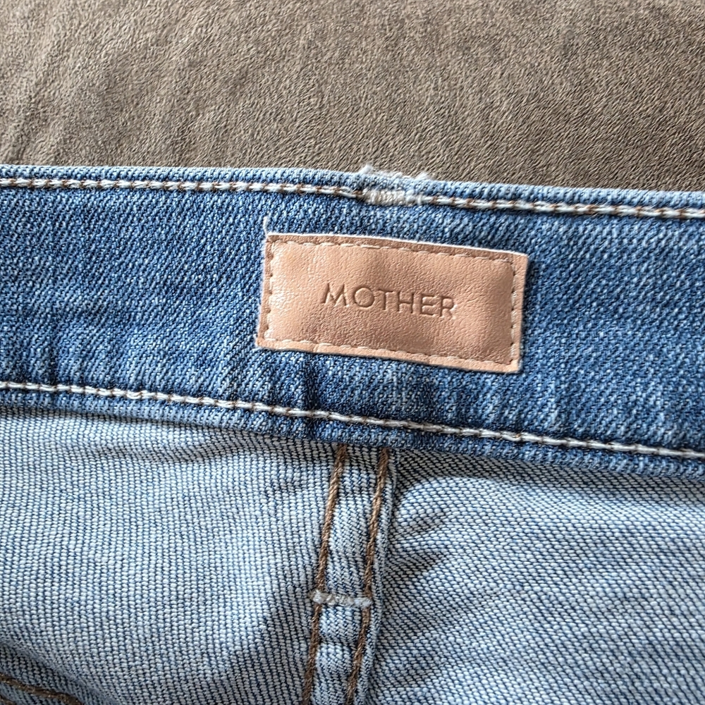 51) MOTHER The Insider Crop Step Fray Sz. 28 - Picture 5 of 10